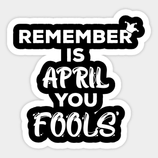 April Fools Day Sticker